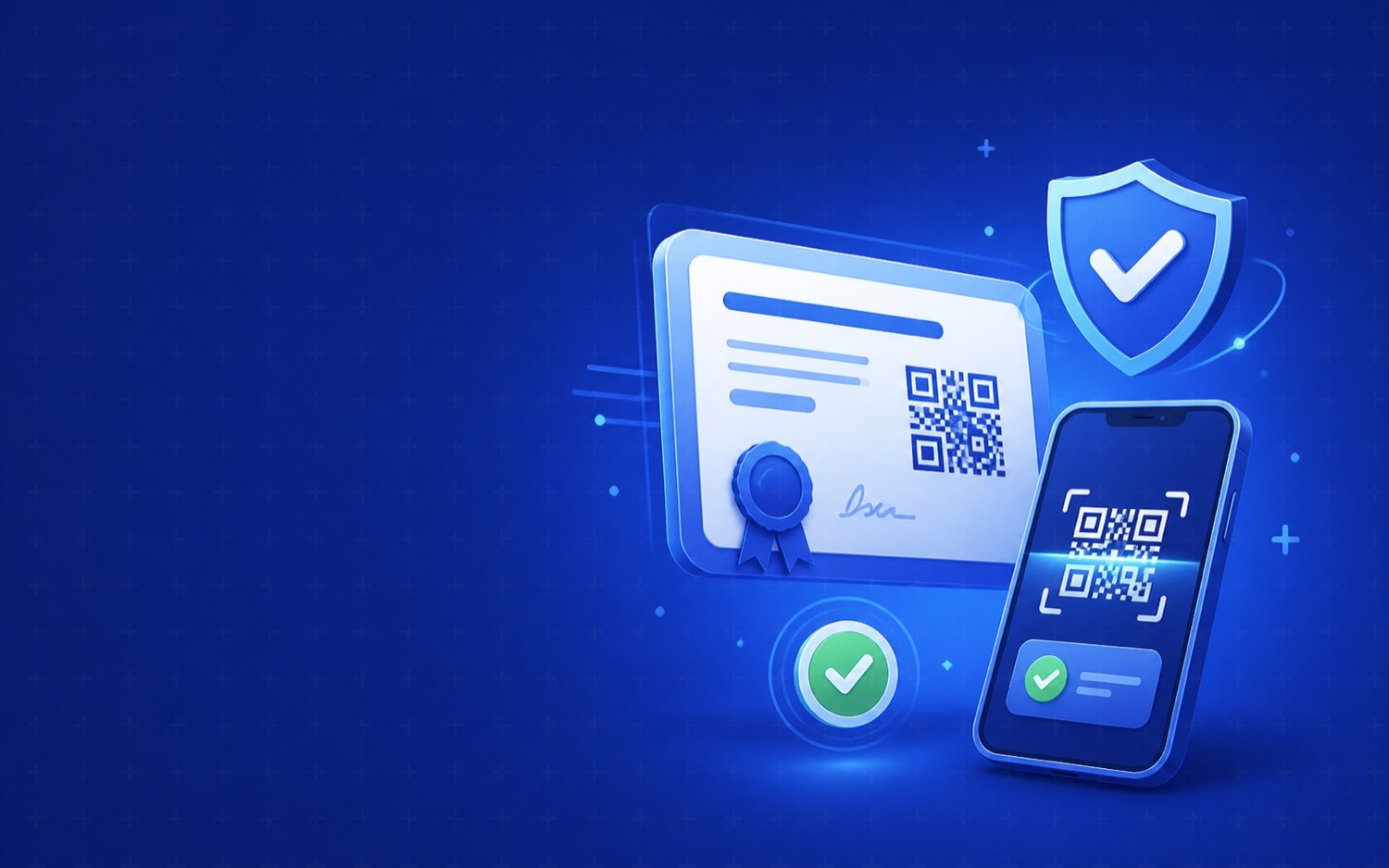 Certificado digital de ZERTI con código QR de verificación y serial único